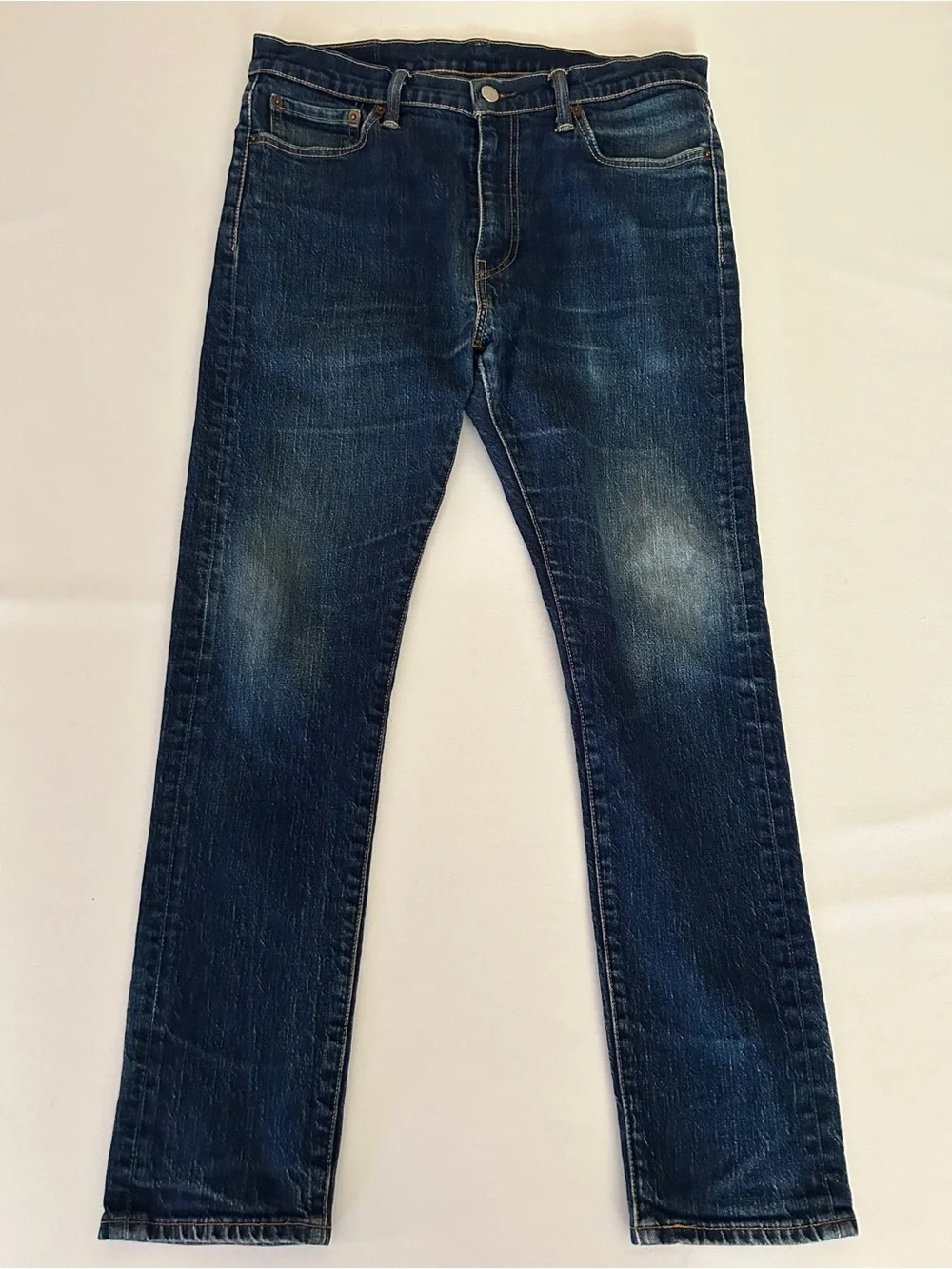 Levi's Men's Indigo Blue Slim Straight Jeans